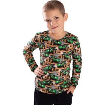 Chlapecké tričko Betty mode Tričko s dlouhým rukávem traktor Velikost: 122