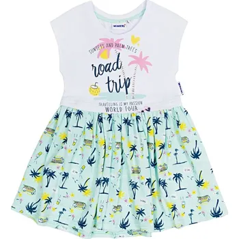 Dívčí šaty Winkiki Šaty world tour Barva: mátová, Velikost: 122