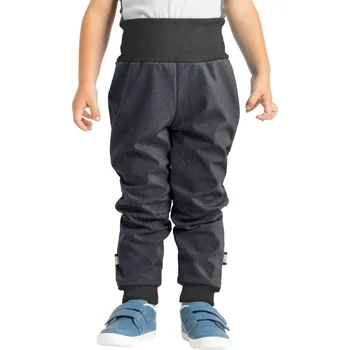 Unuo Batolecí zateplené softshell kalhoty - Antracit Velikost: 80-86