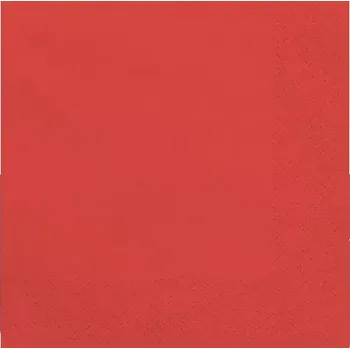 Papírový ubrousek Papírové ubrousky tmavě červené 20ks