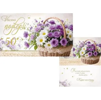 MFP přání k narozeninám 50 M11-560 T PRANI_T_2386