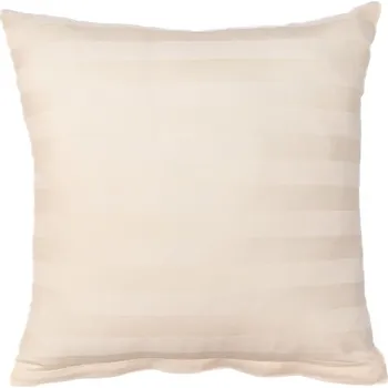 Povlak na polštářek DADKA VRACOV Povlak na polštář atlas grádl šampaň proužek 2 cm Rozměr: 40x50