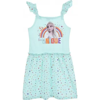 Dívčí oblečení Sun City Šaty frozen Barva: tyrkysová, Velikost: 4