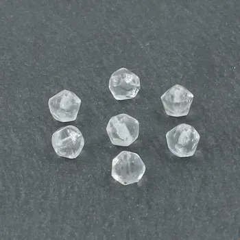 Korálek Korálky broušené čiré – 30 ks