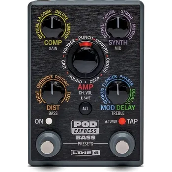 Kytarový efekt Line6 Pod Express Bass Baskytarový multiefekt (Jako nové)