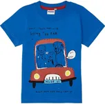 Winkiki Dětské tričko Travel s autem – Modré Barva: Modrá, Velikost: 122