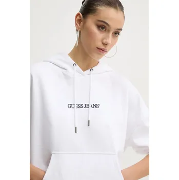 Dámská mikina Bavlněná mikina Guess Jeans W5RQ27.K68I4 bílá 00X, vel. XS