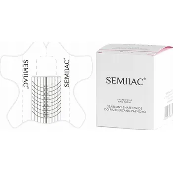 Semilac Šablony na prodloužení nehtů Semi HARDI Shaper WIDE - 500 ks