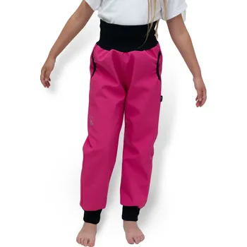 Chlapecké kalhoty Esito Rostoucí softshellové zateplené kalhoty raspberry Velikost: 98