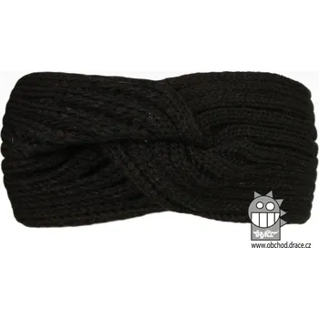 Čelenka Dráče Pletená čelenka Twist - černá (uni) Velikost: uni