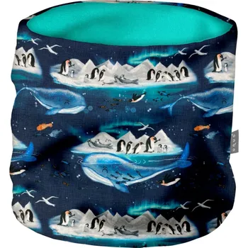 Nákrčník Unuo Nákrčník s tučňáky - fleecový (uni) Velikost: uni