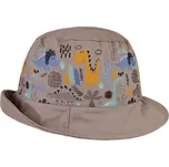 Dráče Letní klobouček Dino - Hořčicový/Šedý Barva: šedá, Velikost: 50-52