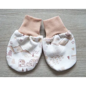 Rukavice Amálka Bavlněné rukavice pohádková krajina Velikost: 56-68