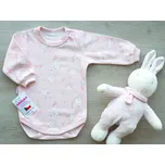 Amálka Dívčí body s motivem sloníků - Růžové Barva: Růžová, Velikost: 80