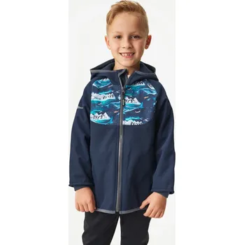 Chlapecká bunda Unuo Softshellová bunda zateplená tučňáci Velikost: 86-92