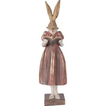 Clayre & Eef - Dekorativní figurka králíčí mamky s knihou 6PR5984
