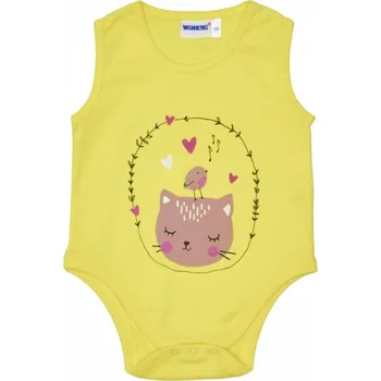 Winkiki Body cat Barva: Žlutá, Velikost: 68