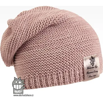 Čepice Dráče Dětská pletená čepice s fleecovou čelenkou – Colors 03 Velikost: 48-50