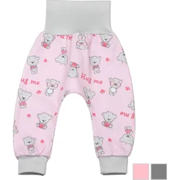 Esito Dívčí tepláky Teddy Bears - růžové/šedé Barva: šedá, Velikost: 56