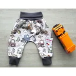 Amálka Rostoucí kalhoty bagr - Stavební auta Velikost: 86