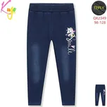 Kugo Dětské zateplené legíny - Modré (98–128) Barva: Modrá, Velikost: 110