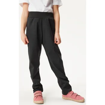 Chlapecké kalhoty Unuo Dětské nezateplené softshell kalhoty – černé Velikost: 98-104