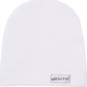 Kojenecká čepice Esito Kojenecká saporka z bavlny - více barev Barva: Bílá, Velikost: 50