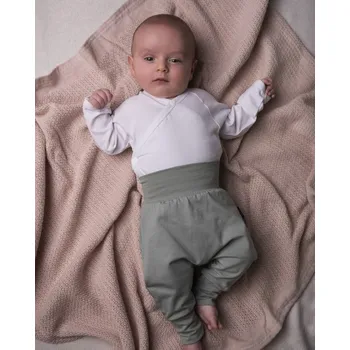 Kojenecký body Jožánek Chlapecké zavinovací body s dlouhým rukávem Barva: Bílá, Velikost: 74