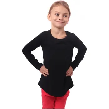 Jožánek Dívčí tričko dlouhý rukáv Barva: Černá, Velikost: 116