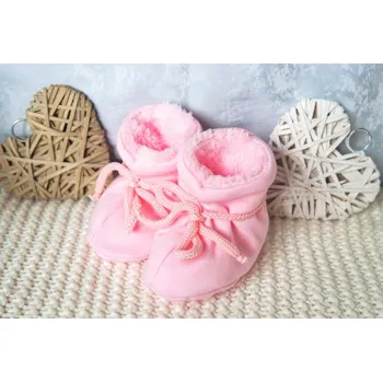 Dívčí bačkory Amálka Dívčí chlupaté bačkůrky Velikost: 56-68