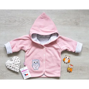 Kojenecká bunda Amálka Zateplené kabátek sovička Velikost: 62-68
