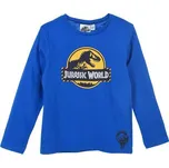 Sun City Dětské tričko Jurský svět - Modrá / Šedá Barva: Modrá, Velikost: 4