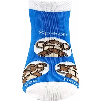 Lonka Nízké ponožky opice Velikost: 20-24