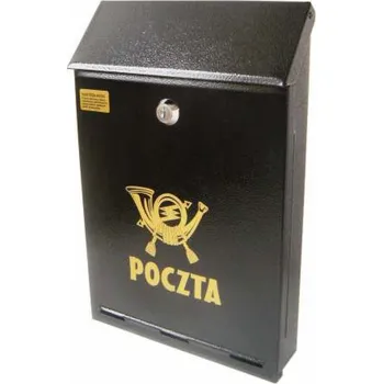 Poštovní schránka NoName Černá poštovní schránka A4
