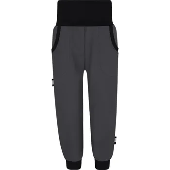 Chlapecké kalhoty V-mart Softshlellové kahoty zateplené tmavě šedé Velikost: 86