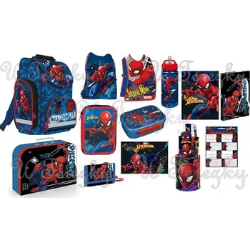 Školní batoh Školní set sada Spiderman 13 ks ŠKOLNÍ BATOH aktovka SP51281/013/02