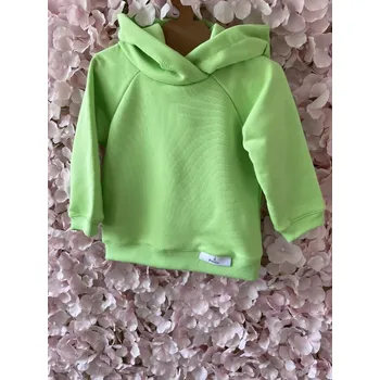 Dívčí mikina Mimilove Dívčí mikina medvídek Barva: Zelená, Velikost: 12-24