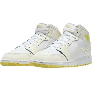 Pánské tenisky Jordan 1 Mid Sail Light Laser Orange (GS) 38,5