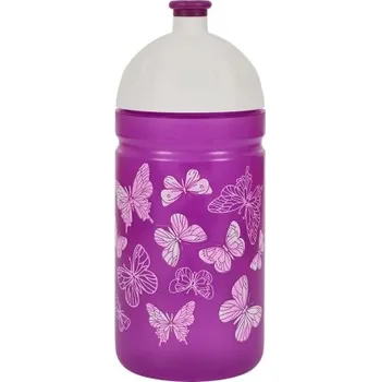 Zdravá lahev motýlci 0,5l Barva: Fialová