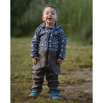 Kojenecká kombinéza Jožánek Softshellová kombinéza panda béžová Velikost: 128