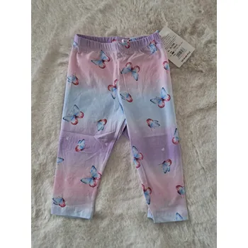 Dívčí oblečení Kugo 3/4 legíny motýlek Barva: Modrá, Velikost: 128