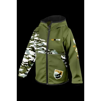 Pánská softshellová bunda Wamu Softshellová bunda maskáč khaki Velikost: 98-104