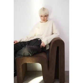 Dámský svetr Svetr s alpakovou vlnou Medicine RW25-SWDA13 béžová 01X, vel. M