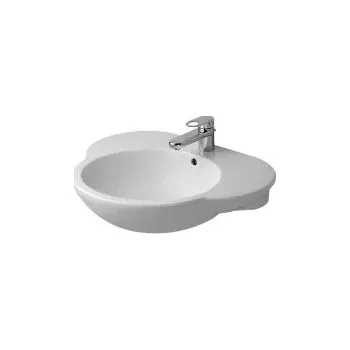 umyvadlo Giamo 0430.70 s 3 otvory pro baterii vč. půlsifonu, 70/60 cm bílé