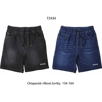 Chlapecké kraťasy Wolf Riflové šortky Barva: Modrá, Velikost: 134