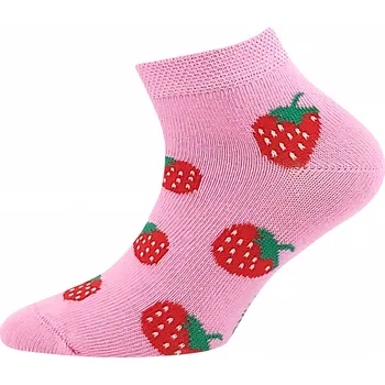 Dívčí oblečení Lonka Ponožky jahody Velikost: 20-24