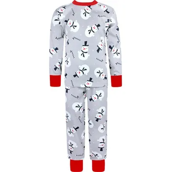 Dívčí pyžamo V-mart Vánoční pyžamo sněhuláci Velikost: 104