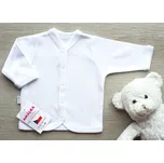 Amálka Kojenecký kabátek s patentky - Bílý Barva: Bílá, Velikost: 56