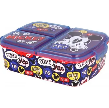 Svačinový box Stor Multi box Mickey Barva: Modrá
