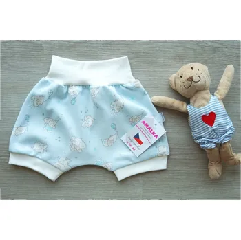 Amálka Kraťásky sloníci Barva: Modrá, Velikost: 68-74